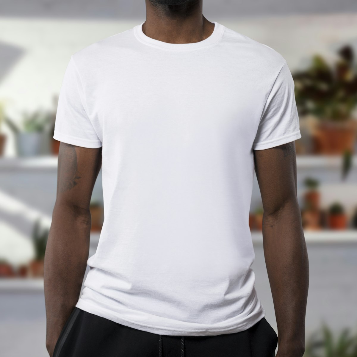 Plain crewneck event tee, Softstyle blank style used for Shirt Barn packs